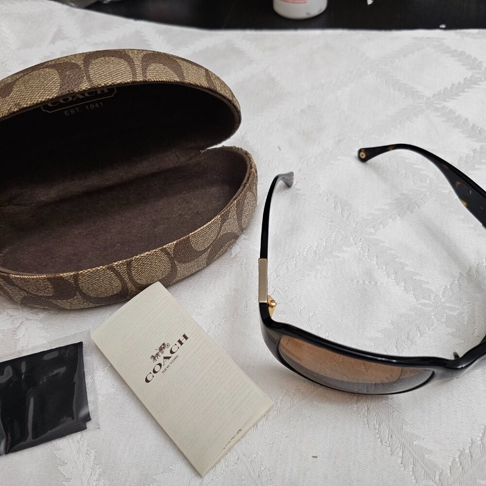 Coach Nina Sunglasses S494 in Tortoise! Comes with Case! - Picture 10 of 11